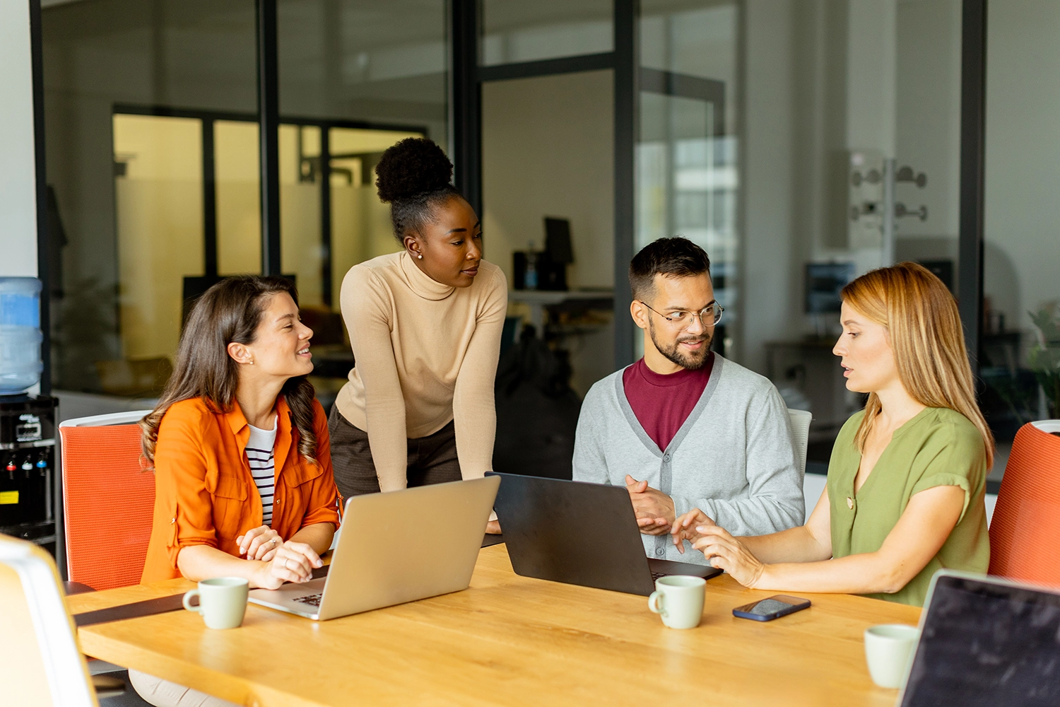Diverse group of co-workers